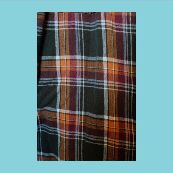 Faded glory plaid flannel button down womens 2XL - Picture 4 of 4